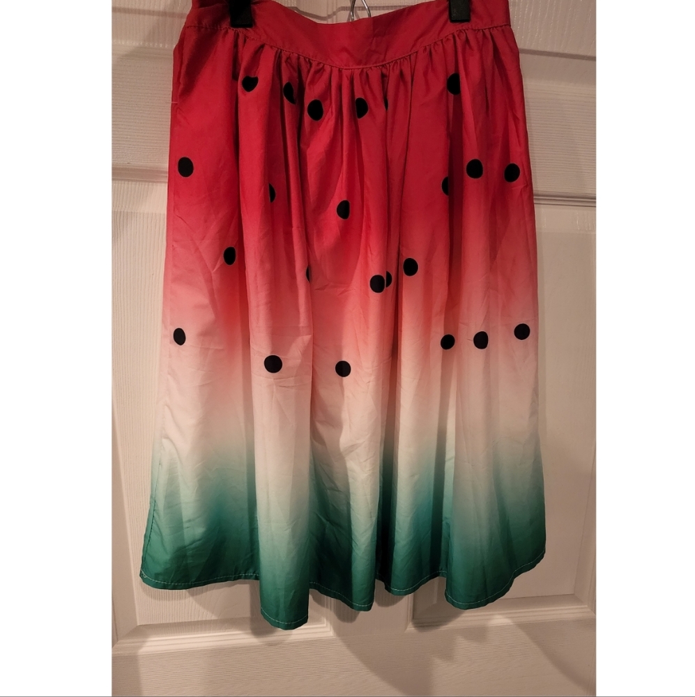 Watermelon swing skirt
